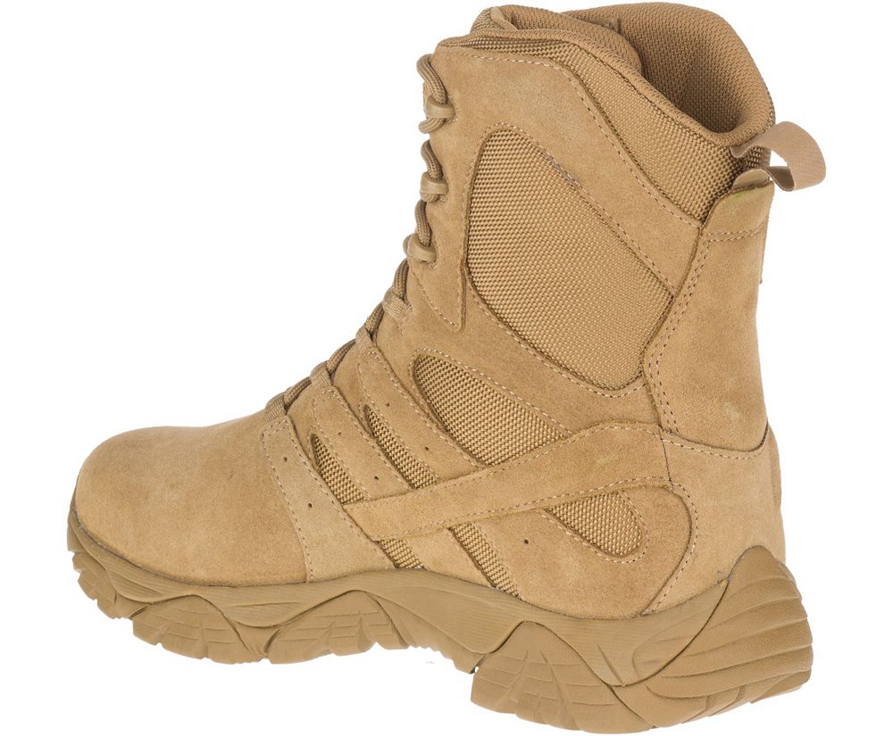 Merrell Boots Khaki - Moab 2 Defense - Womens 28ZHXOPAC